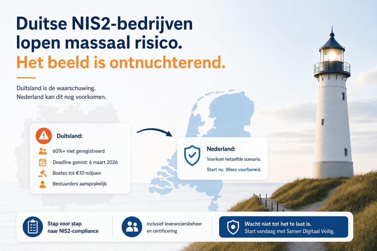 Duitse NIS2-bedrijven lopen massaal risico. Het beeld is ontnuchterend ...